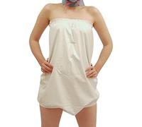 Bianco a vita alta tagliato gamba in lattice tute pannolino liberamente pantaloncini di gomma mutandine biancheria intima slip slip plus size, bianco, femmina m