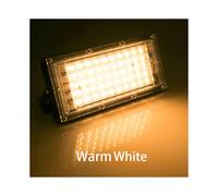(Bianco caldo - 2 pezzi - AC 110 V - 50 W) Faretto LED IP65 impermeable AC 110 V 220 V 50 W 100 W Proiettore