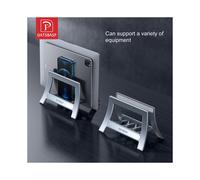 (BIANCO) Soporte vertical para computadora portátil Soporte regolabile Soporte de escritura con fuerza