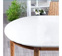 Biancocasa Bajomantel Ovalado (Protección de Paño) con Esquina + Elástico 140x200 cm para Medidas de Mesa (de 100x160 a 120x180) distribuido por