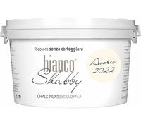 biancoShabby® Chalk Paint Avorio 2022 Pintura Shabby Chic Vintage para Muebles y Paredes Extra Mate vuelva a dar color fácilmente todo tipo de material sin lijar (2.5 l Paquete de 1)