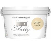 biancoShabby® Chalk Paint Beige Corda Pintura Shabby Chic Vintage para Muebles y Paredes Extra Mate vuelva a dar color fácilmente todo tipo de material sin lijar (2.5 l Paquete de 1)