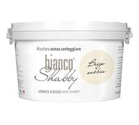biancoShabby® Chalk Paint Beige Sabbia Pintura Shabby Chic Vintage para Muebles y Paredes Extra Mate vuelva a dar color fácilmente todo tipo de material sin lijar (2.5 l Paquete de 1)
