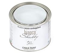 biancoShabby® Chalk Paint Bianco Ghiaccio Pintura Shabby Chic Vintage para Muebles y Paredes Extra Mate vuelva a dar color fácilmente todo tipo de material sin lijar (500 ml Paquete de 1)