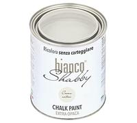 biancoShabby® Chalk Paint Crema Antica Pintura Shabby Chic Vintage para Muebles y Paredes Extra Mate vuelva a dar color fácilmente todo tipo de material sin lijar (1 l Paquete de 1)