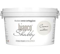 biancoShabby® Chalk Paint Crema Antica Pintura Shabby Chic Vintage para Muebles y Paredes Extra Mate vuelva a dar color fácilmente todo tipo de material sin lijar (2.5 l Paquete de 1)
