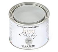 biancoShabby® Chalk Paint Grigio Polvere Pintura Shabby Chic Vintage para Muebles y Paredes Extra Mate vuelva a dar color fácilmente todo tipo de material sin lijar (500 ml Paquete de 1)