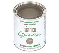 biancoShabby® Chalk Paint Grigio Tortora - Pintura especial para exteriores - BiancoGarden - Restaura el jardín y el balcón sin pintar y sin acabado (1 litro)