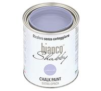 biancoShabby® Chalk Paint Lavanda Pintura Shabby Chic Vintage para Muebles y Paredes Extra Mate vuelva a dar color fácilmente todo tipo de material sin lijar (1 l Paquete de 1)