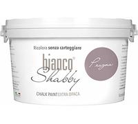 biancoShabby® Chalk Paint Prugna Pintura Shabby Chic Vintage para Muebles y Paredes Extra Mate vuelva a dar color fácilmente todo tipo de material sin lijar (2.5 l Paquete de 1)