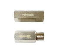 BIANMTSW 1pc 1/4" BSPP Male to Female Thread Brass Pneumatic One Way Non Check Valve Pipe Fitting