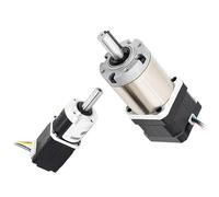 BIANMTSW 1pcs 20/28/35/42mm Planetary Gear Stepper Motors Ratio 1:3.7-1:369 Planetary Gearbox Nema8/11/14/17 Geared Electronic Starter for 3D Printer(Reduction Ratio 19,Driver-Um244(Pulse))