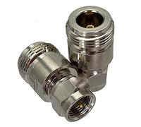 BIANMTSW 1pcs Adapter N to F TV Male & Female Jack RF Coaxial Connector For TV Antenna Wire Terminals (N Jack to F Plug)