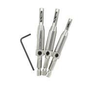 BIANMTSW 7PC HSS 5/64'' 7/64'' 9/64'' 11/64'' 13/64'' 1/4'' 5MM Hex Shank Self Centering Door Lock Hinge Drill Bit Pilot Hole Tool BIANMTSW
