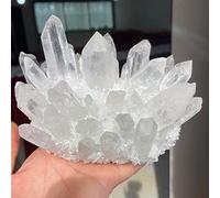 BIANMTSW Acción de Gracias Cristal Natural 1000g Natural Claro Cuarzo Cristal Punto de racimo Piedra de Poder Cristal Inicio Colecciones (Size : 1000g)