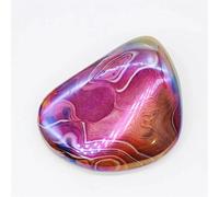 BIANMTSW Acción de Gracias Cristal Natural 1pc 80g-200g Pulido Natural Aura Angel Cuarzo Ágata Piedra de Palma for Decoración Power Stone Crystal Inicio Colecciones (Color : 1pc 140g-150g)