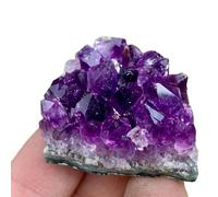 BIANMTSW Amethyst geode Quartz Cluster Crystal 70-80g Ornaments