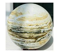BIANMTSW Bola de Cuarzo de Jaspe Marino Natural Maravillas de Cristal Bola de Piedra Marina Curación Inicio Colecciones (Size : 400-450g)