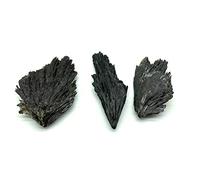 BIANMTSW Cianita Negra de Piedra de Cristal Natural de 3 Piezas for decoración del hogar Inicio Colecciones