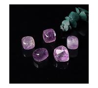 BIANMTSW Cristal Natural Cuadrado energía Amatista Piedra Cuarzo Rosa Cristales Piedra Tigereye Cristal hogar jardín decoración Inicio Colecciones (Color : Amethyst Stone, Size : One Size)