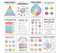 BIANMTSW Decoración de pared de afirmaciones inspiradoras - Juego de pósteres con citas inspiradoras para motivación diaria, enfoque y apoyo emocional en tu espacio personal (enmarcado, 40 x 60 cm)