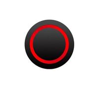 BIANMTSW Emergency Stop Switch Ultra Short Push Button 12/16/19/22/25/30MM Momentary Led Self Reset Button with LED Lignt Metal Switch Waterproof 12V 24V 220V(22MM,3-6V)