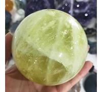 BIANMTSW Esfera de Cristal Citrino Natural de 1,1 kg, Bola de Piedras Preciosas de Cuarzo Amarillo, curación de, Adecuada for decoración de Muebles Inicio Colecciones (Size : 1.3-1.45kg)