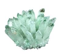 BIANMTSW Green Crystal Quartz Cluster Healng Crystals Stone Rock Ornament Irregular Decorative for Home Decor