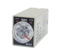 BIANMTSW H3Y-4 AC 220V 4PDT 0-1 Seconds 1S 14 Pins Power on Time Delay Relay
