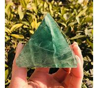 BIANMTSW Home Collections - Hermosa piedra de cristal natural de fluorita natural, pirámide de cristal, piedra natural, regalo para el hogar y estudio