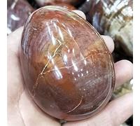 BIANMTSW Madera Natural Huevo Piedra Bola Roca Cuarzo Cristal Regalo Base de Madera decoración del hogar Inicio Colecciones