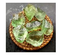BIANMTSW Piedras caídas de Roca de Cristal de Cuarzo de fluorita Verde Natural for decoración de jardín de Acuario de pecera Inicio Colecciones (Size : 80-100G)