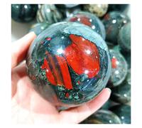 BIANMTSW Piedras Preciosas Naturales Bola de Piedra de Sangre Esferas caídas Cristales y Piedras Feng Shui Ornamento Decoración Cristal Inicio Colecciones (Size : 7-8cm)