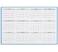 BIANMTSW Póster anual de calendario de pared 2026, hermoso diseño para decoración de oficina en casa, perfecto para planificar BIANMTSW (enmarcado, 40 x 60 cm)