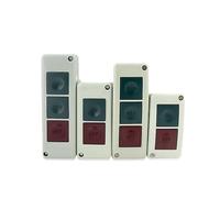 BIANMTSW Push Button Control Switch Box 2P/3P Two/Three Position AC250V 3A 5A ON-Off FWD-Rev-Off PB-2 PB-3 TB-2 TB-3(BT-3)