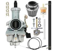 BIANMTSW PZ27 Carburetor Fit for 4 Stroke 125cc 150cc 200cc 250cc ATV 27mm Carb for Sportrax TRX250EX 2001-2005 ATC200M ATC200E ATC200ES TRX200SX TRX200D with Fuel Petcock Valve BIANMTSW