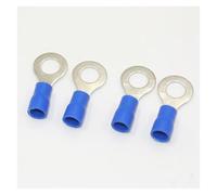BIANMTSW RV2-5 1000 Piezas 16-14 AWG Vinilo Azul n.° 10 Conector de Terminal de Anillo