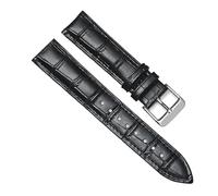 Biannbjx Correa de reloj Correa de reloj de cuero de repuesto universal para hombres y mujeres Correa de reloj de 12mm a 24mm, Negros, 14mm