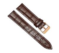 Biannbjx Correa de reloj Correa de reloj de cuero de repuesto universal para hombres y mujeres Correa de reloj de 12mm a 24mm, marrón-rg, 20mm