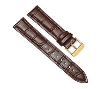 Biannbjx Correa de reloj Correa de reloj de cuero de repuesto universal para hombres y mujeres Correa de reloj de 12mm a 24mm, marrón-g, 24mm