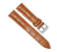 Biannbjx Correa de reloj Correa de reloj de cuero de repuesto universal para hombres y mujeres Correa de reloj de 12mm a 24mm, Marrón claro-s, 16mm