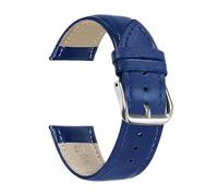 Biannbjx Correa de reloj Correa de reloj de cuero para hombres y mujeres 12/13/14/15/16/17/18/19/20/21/22/23/24mm, Azul, 15mm