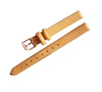Biannbjx Correa de reloj de cuero Accesorios de reloj Correa de reloj universal, Rosa marrón claro, 18mm