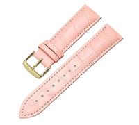 Biannbjx Correa de reloj de cuero de repuesto universal Correa de reloj de 12mm-22mm, oro rosa, 12mm