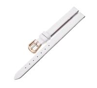 Biannbjx Pulsera de reloj de cuero Correa de reloj para mujer 6mm 8mm 10mm 12mm Correa pequeña, rosa blanca, 10mm