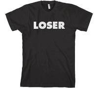 biANUTEDwr6d Men's Sub Pop Loser Black Tshirt w Logo Professionally Made and Printed! Black M