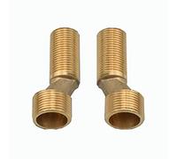 BiaoTeng Excentricas Grifo Ajustable,Reductor Laton 3/4 A 1/2,Accesorios Para Grifo De BañEra,Adaptador Grifo Ducha 1/2 3/4,Excentricas Grifo Cocina,dorada B