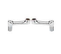 BiaoTeng Excentricas Grifo Ducha Ajustable Latón 2 Piezas Excentricas Grifo 1/2 a 3/4 63 mm