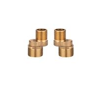 BiaoTeng Excentricas Grifo Ducha,Brazo Oscilante Ajustable,Reductor Laton 3/4 A 1/2,Accesorios Para Grifo De BañEra,Adaptador Grifo Ducha 1/2 3/4,dorada B