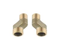 BiaoTeng Excentricas Grifo Ducha,Brazo Oscilante Ajustable,Reductor Laton 3/4 A 1/2,Accesorios Para Grifo De BañEra,Excentricas Grifo Larga,dorada B